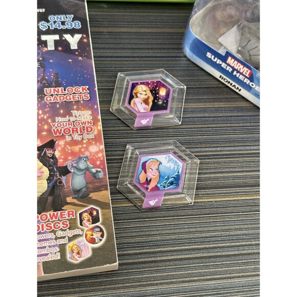 Disney Infinity Xbox 360 Jasmine Rapunzel Anna Ronan Book Discs Figures Games - Picture 14 of 16